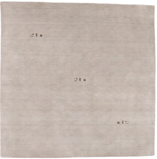 Greige Tribal 6X6 Gabbeh Modern Square Rug