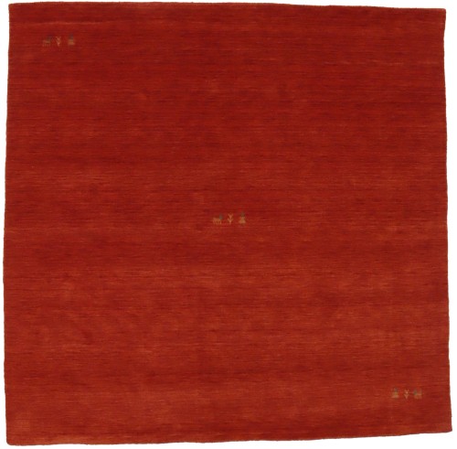 Orange-red Tribal 8X8 Gabbeh Modern Square Rug