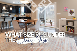 what size rug under the dining table?