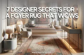 Welcoming with Style: 7 Designer Secrets for a Foyer Rug That Wows
