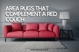 From Contemporary to Traditional: Area Rugs to Enhance Your Red Couch
