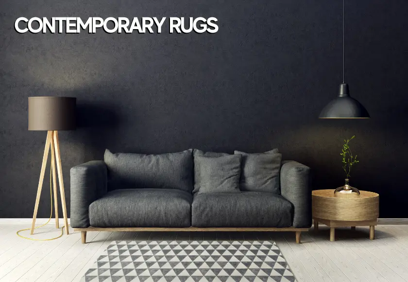 contemporary rugs in living room decor