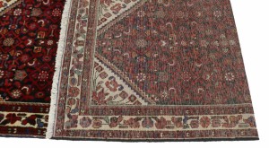 Vintage Tribal 4X10 Hamedan Persian Runner Rug