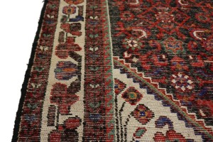 Vintage Tribal 4X10 Hamedan Persian Runner Rug