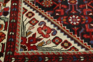 Vintage Tribal 4X10 Hamedan Persian Runner Rug