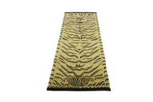 Goldish Beige Tribal 3X8 Fine Nepali Oriental Runner Rug