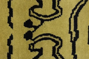 Goldish Beige Tribal 3X8 Fine Nepali Oriental Runner Rug