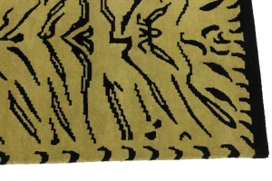 Goldish Beige Tribal 3X8 Fine Nepali Oriental Runner Rug