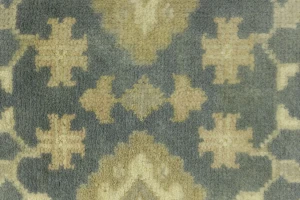 Gray Floral 4X12 Oushak Chobi Oriental Runner Rug
