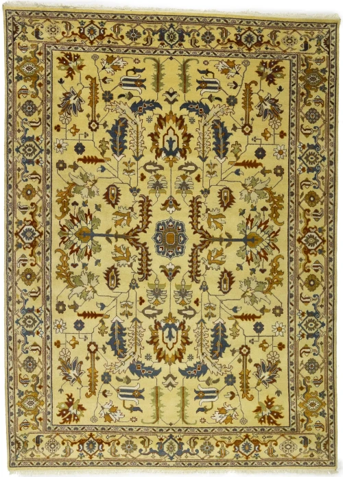 Muted Colors Floral 10X14 Oushak Chobi Oriental Rug