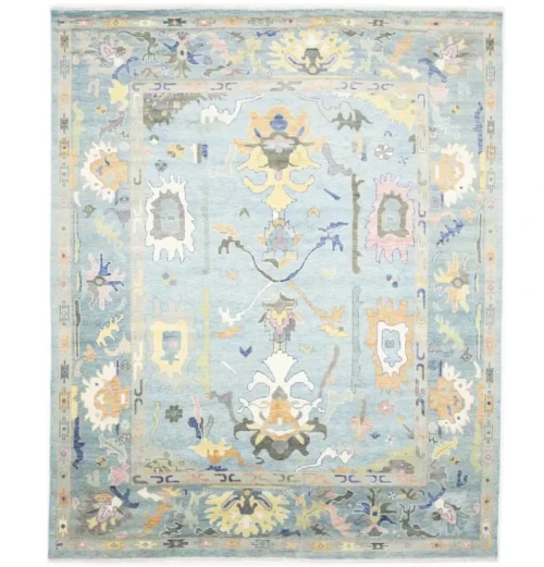 Floral Colorfast 12x15 Oushak Chobi Oriental Rug