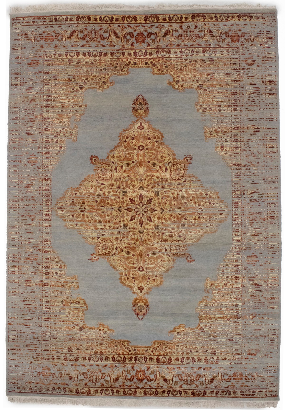 Floral Transitional 6X8 Oriental Rug