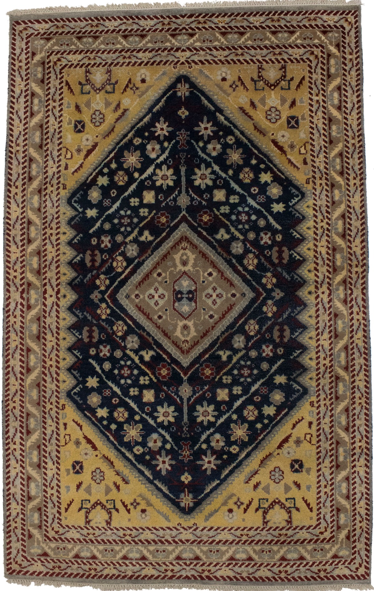 Hale Navy Tribal 5X8 Indo-Gabbeh Oriental Rug