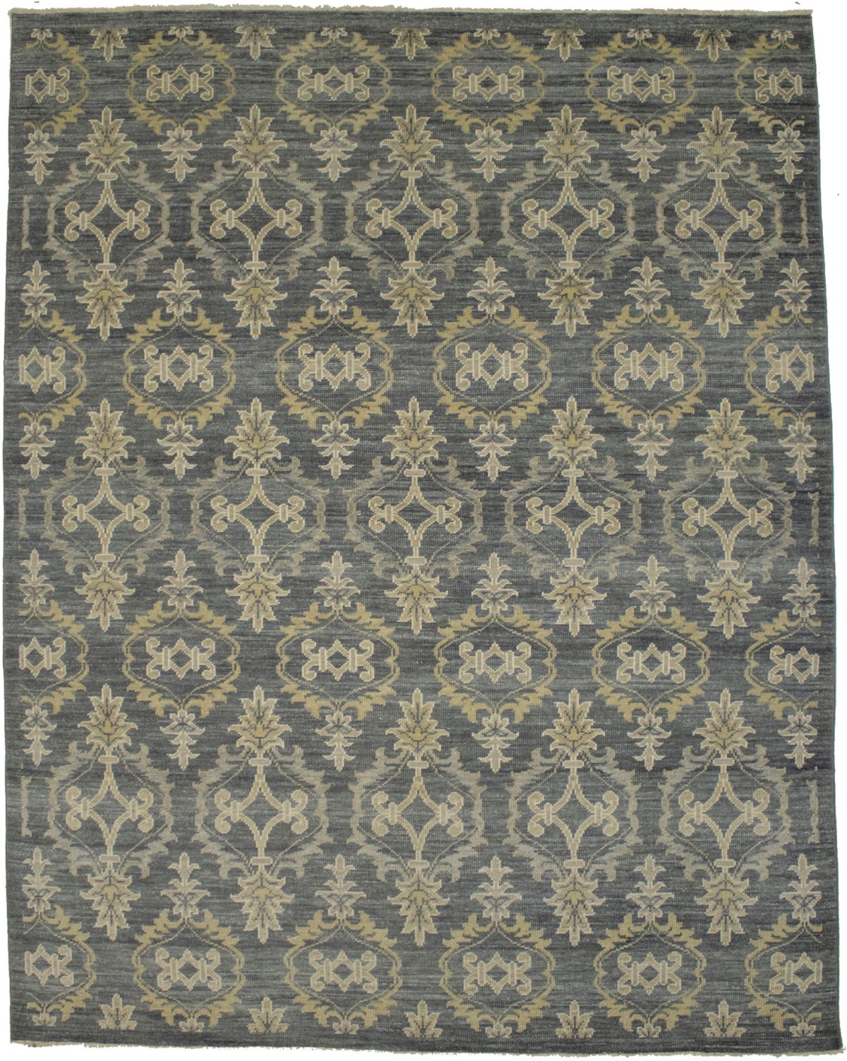 Dark Gray Transitional 8X10 Modern Oriental Rug