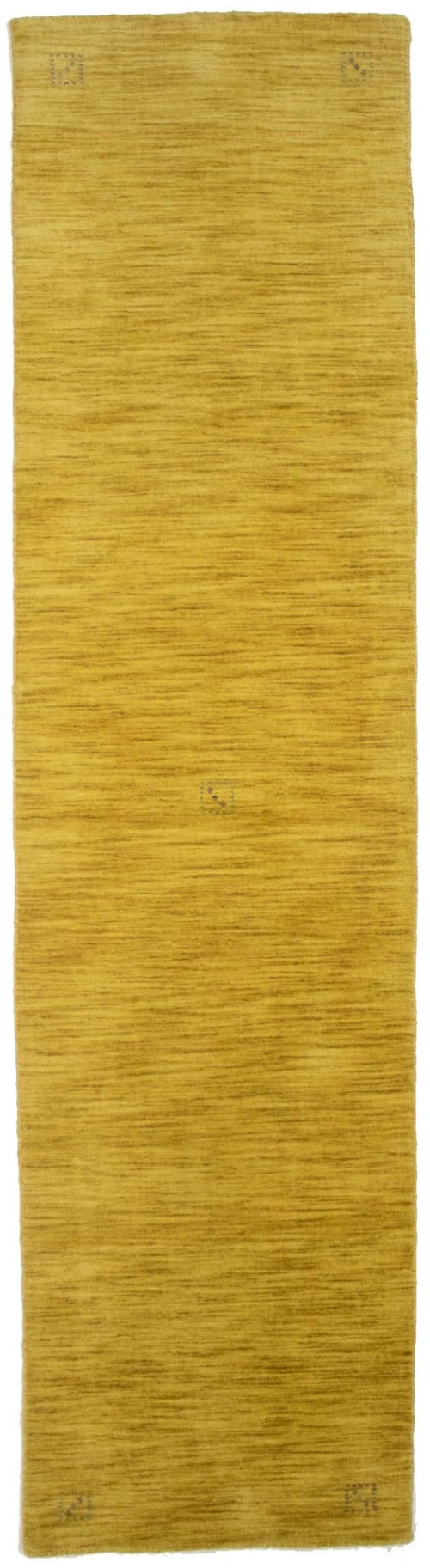 Solid Gold 3X10 Oriental Modern Runner Rug