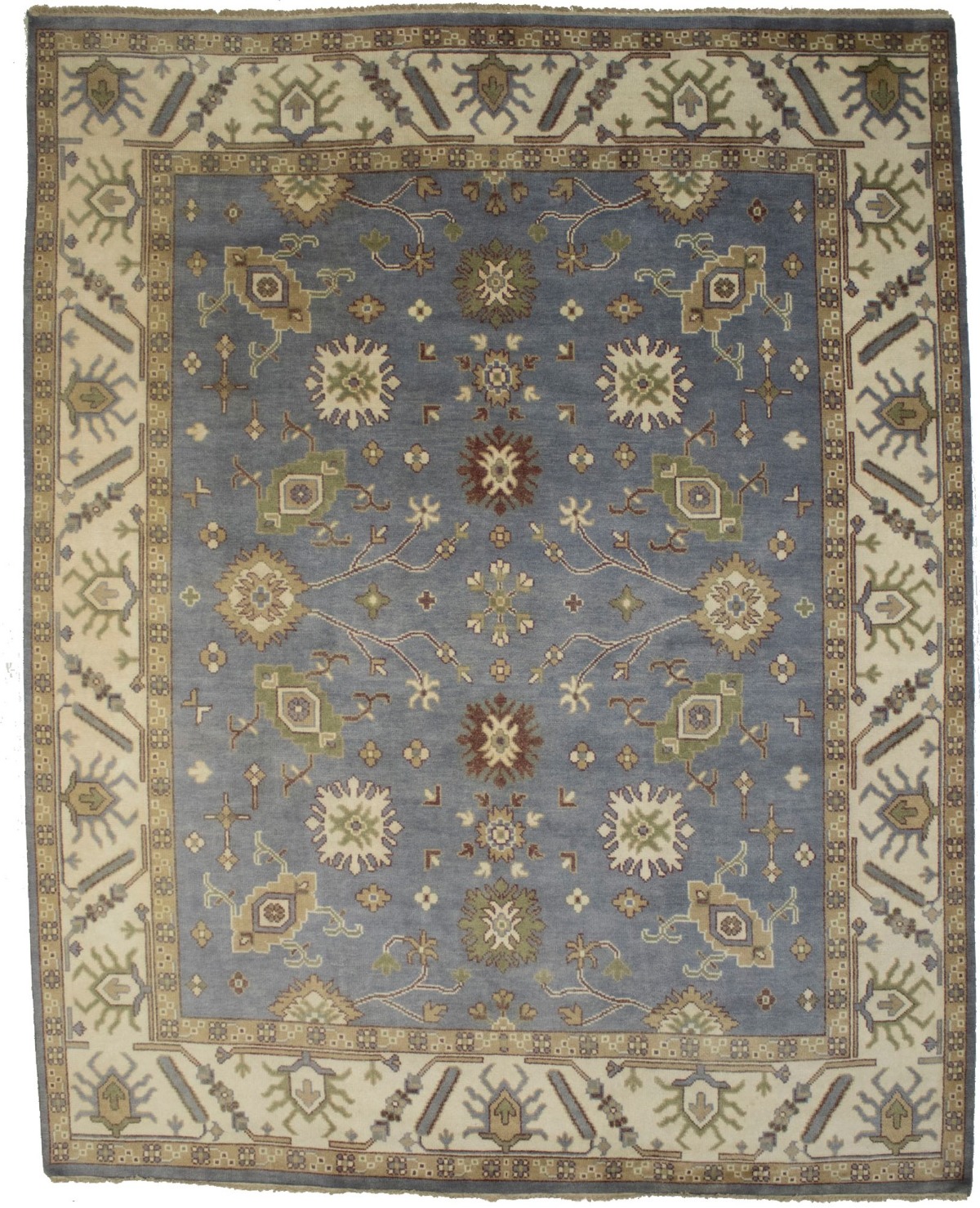 Pictorial Home Decor Hand-Knotted Area Rug Oriental Wool Rug 3'3x4' ft  -B20797