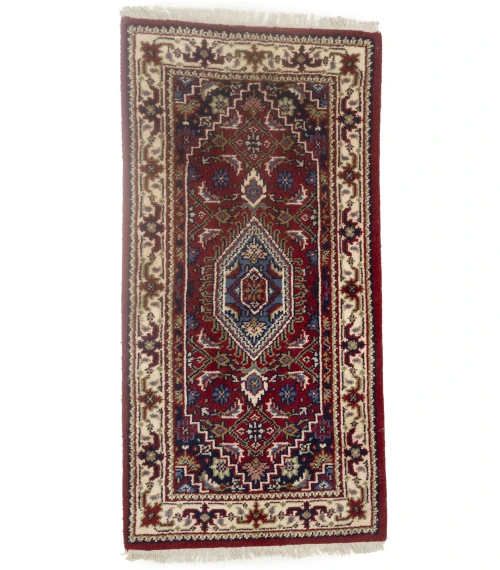 Red Floral Tribal 2'5 x 4'10 Indo-Bidjar Oriental Rug