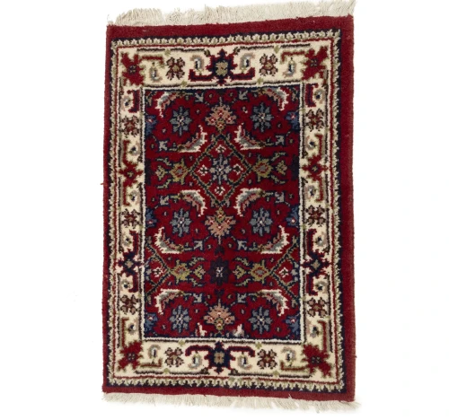 Red Floral Tribal 2x3 Indo-Bidjar Oriental Rug