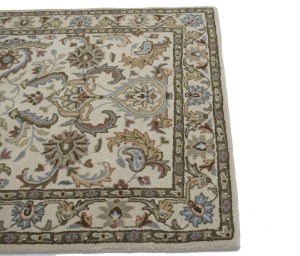 Traditional Cream 4X6 Agra Oriental Rug