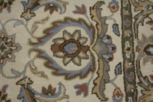 Traditional Cream 4X6 Agra Oriental Rug