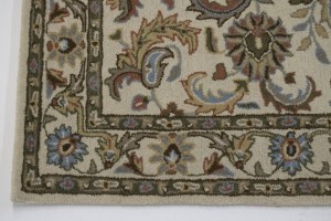 Traditional Cream 4X6 Agra Oriental Rug