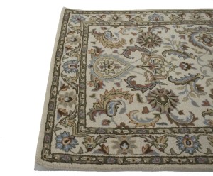 Traditional Cream 4X6 Agra Oriental Rug