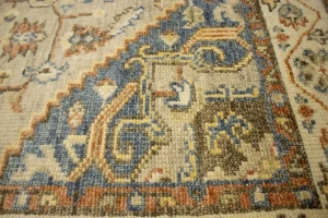 Cream/Beige Tribal 6X9 Heriz Serapi Oriental Rug