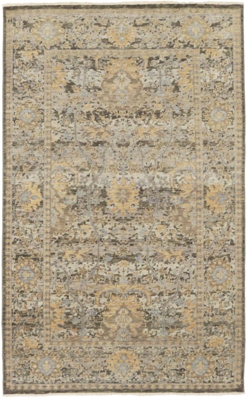 Multicolored Floral Transitional 5X8 Oriental Rug