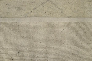 Cream/Beige Geometric Modern 3X8 Moroccan Style Oriental Runner Rug