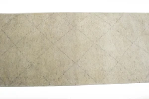 Cream/Beige Geometric Modern 3X8 Moroccan Style Oriental Runner Rug