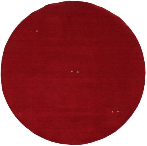 Red Tribal 6X6 Gabbeh Modern Round Rug