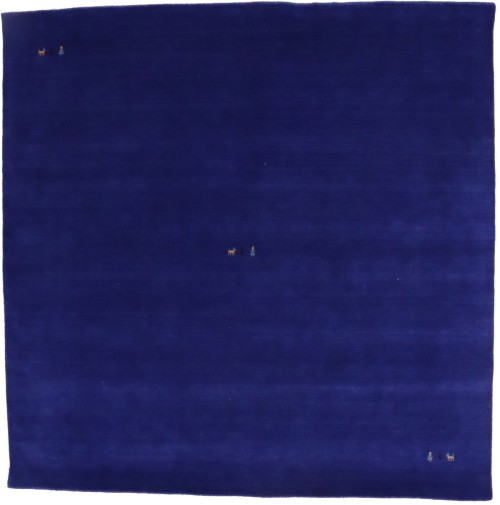 Royal Blue Tribal 6X6 Gabbeh Modern Square Rug