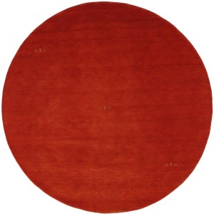 Orange-red Tribal 6X6 Gabbeh Modern Round Rug