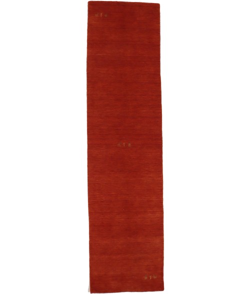 Orange-red Tribal 3X12 Gabbeh Modern Runner Rug