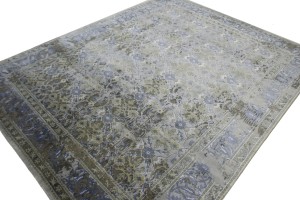 Multicolored Floral 8X10 Modern Oriental Rug