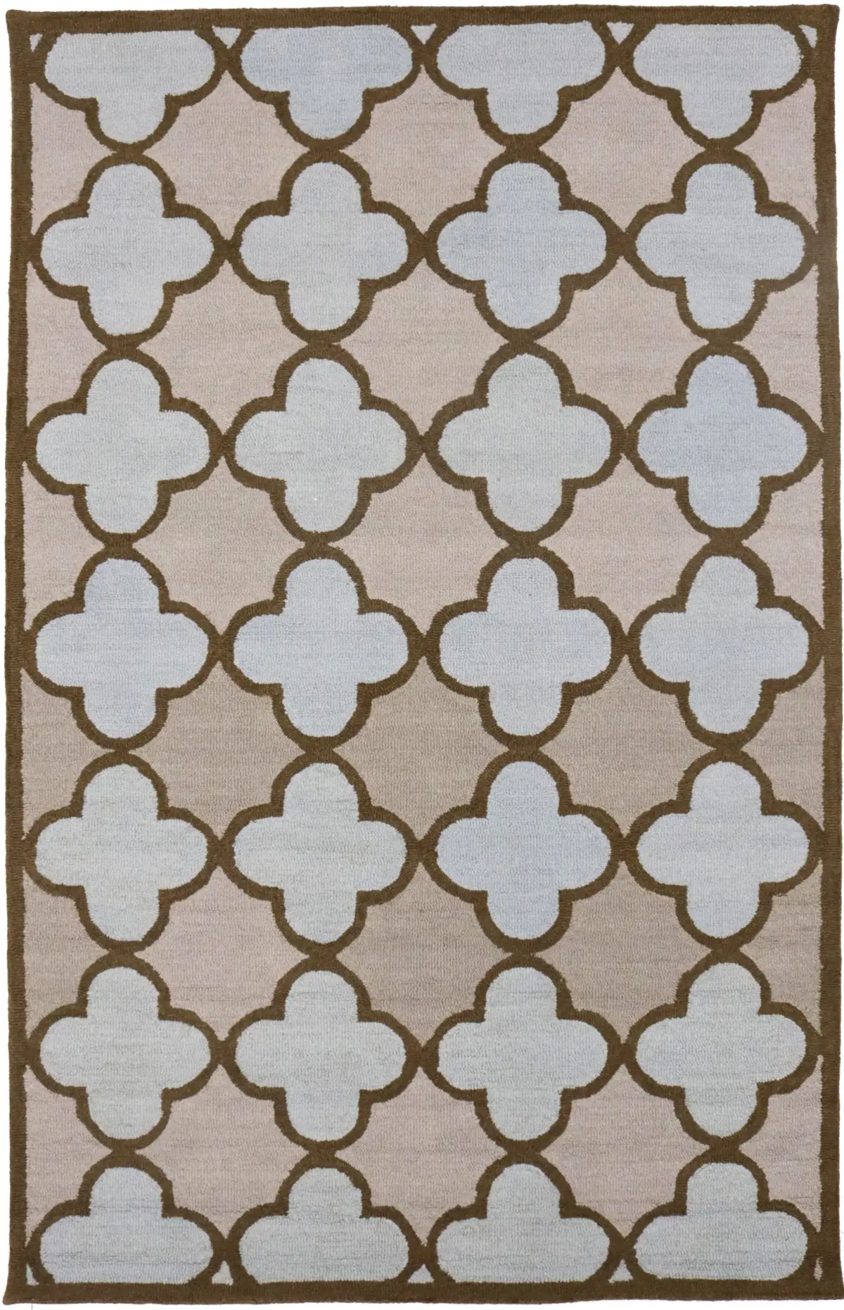 Multicolored Trellis 5X8 Hand-Tufted Modern Rug