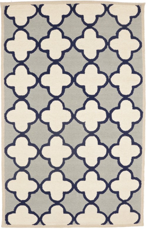 Multicolored Trellis 5X8 Hand-Tufted Modern Rug