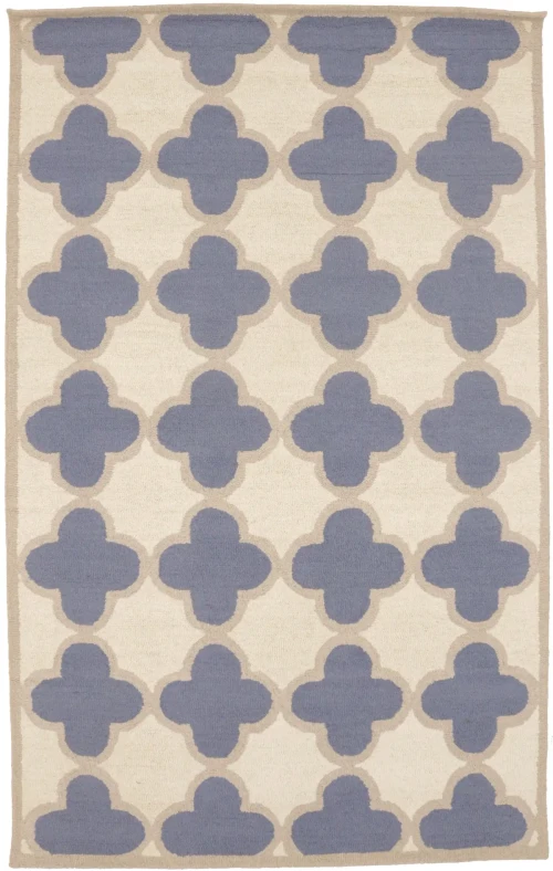 Multicolored Trellis 5X8 Hand-Tufted Modern Rug