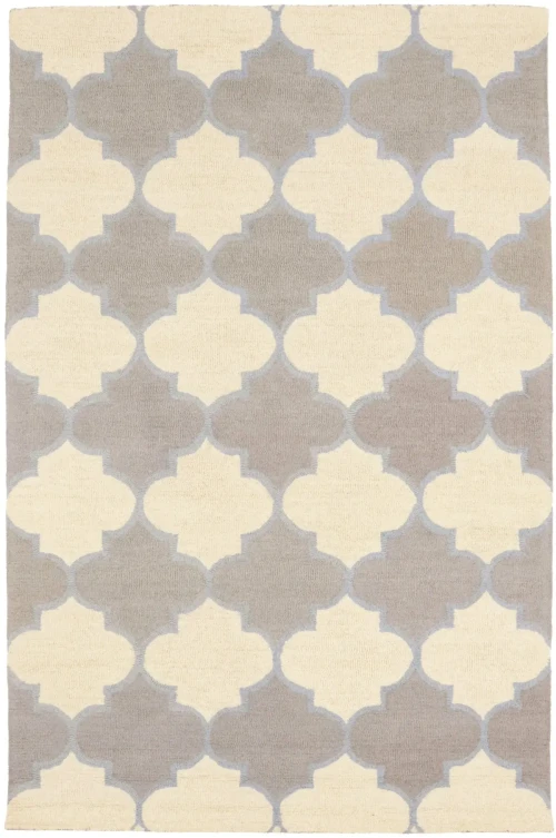 Multicolored Trellis 5X8 Hand-Tufted Modern Rug