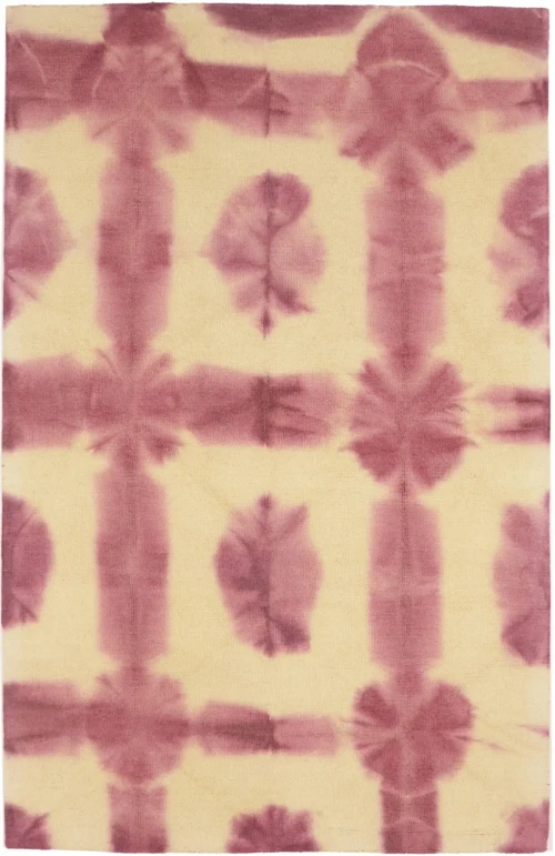 Blush Tie-Dye 5X8 Hand-Tufted Modern Rug