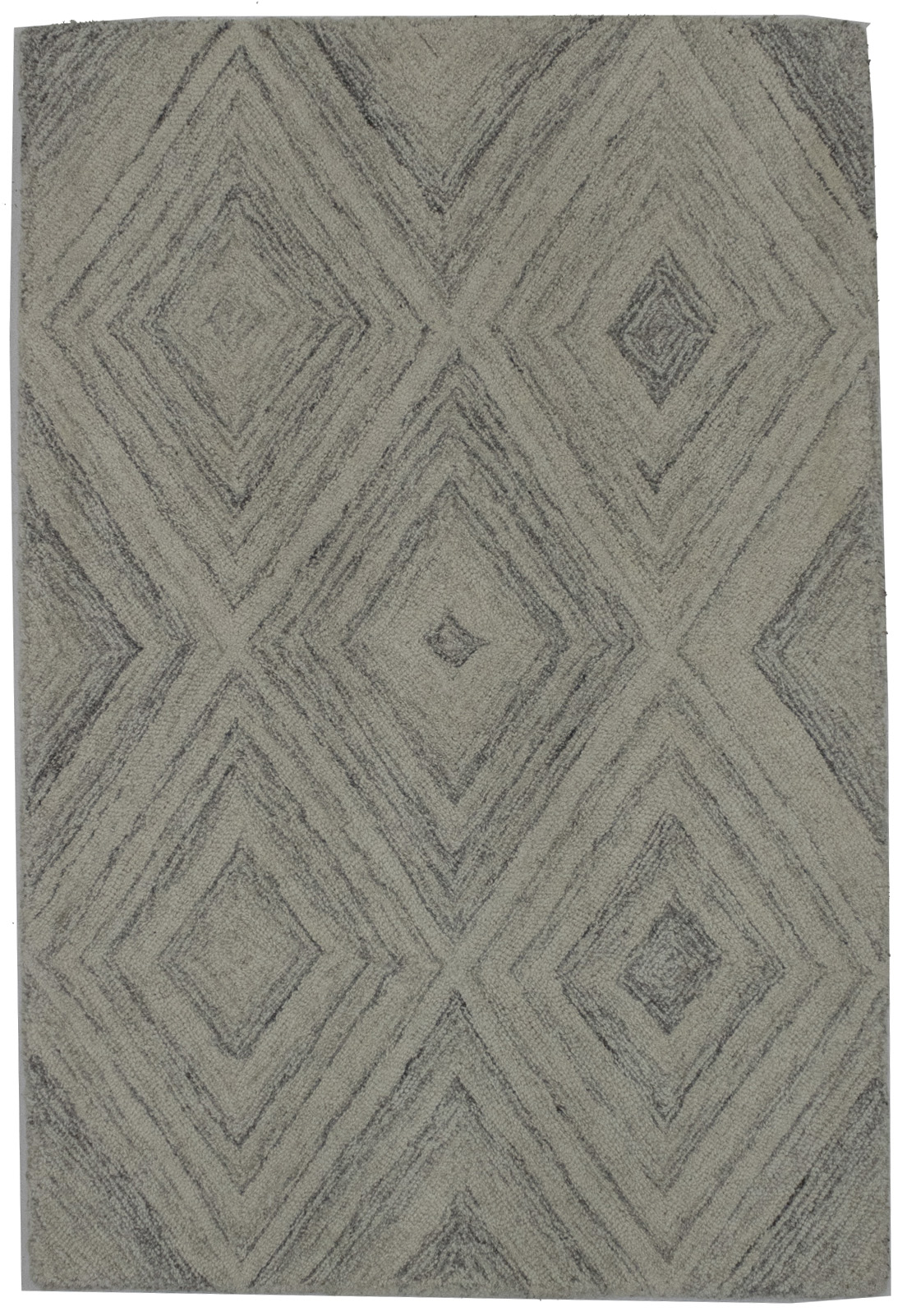 Multicolored Geometric 2X3 Hand-Tufted Modern Rug