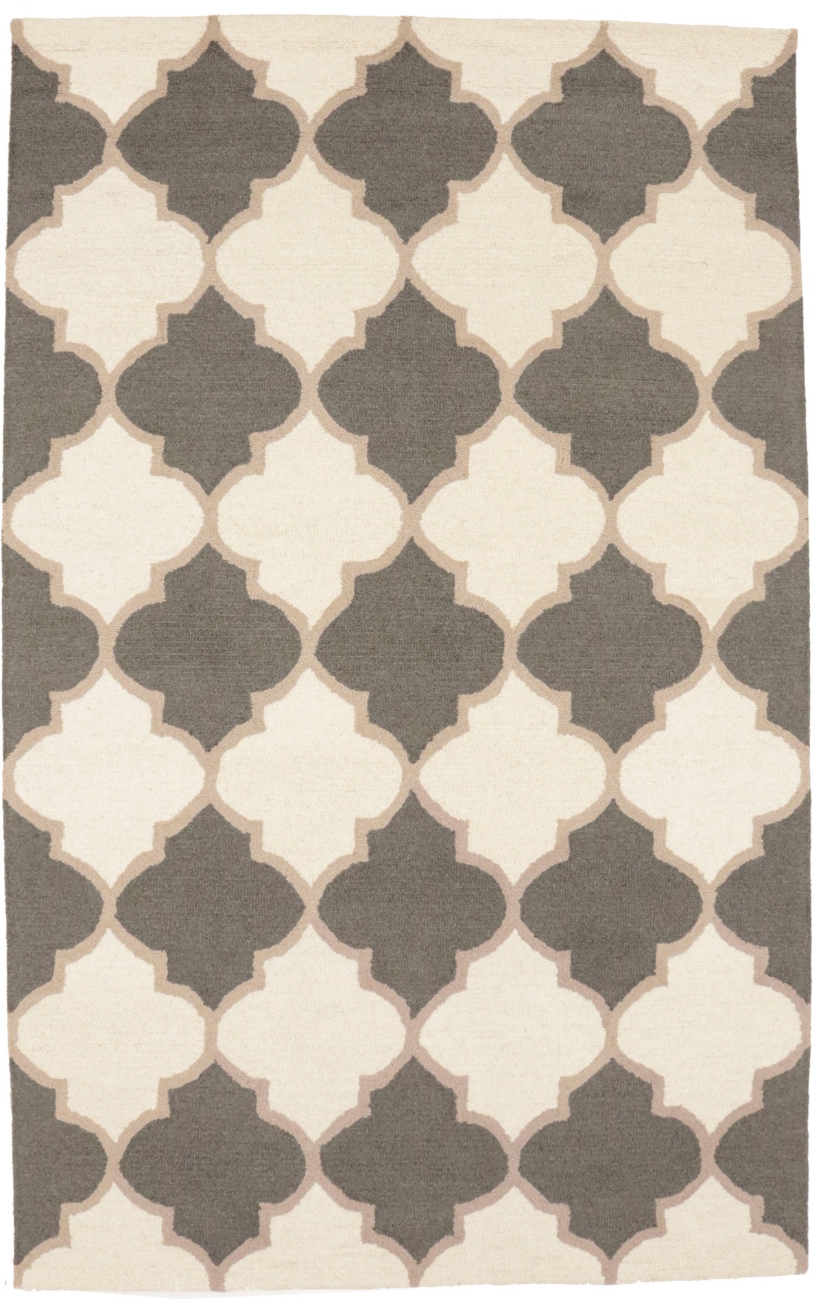 Multicolored Trellis 5X8 Hand-Tufted Modern Rug