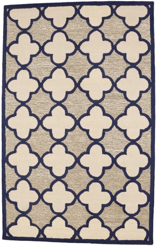 Multicolored Trellis 5X8 Hand-Tufted Modern Rug