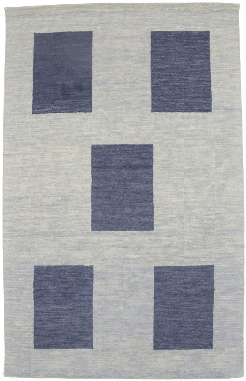 Khaki Geometric 5X8 Hand-Tufted Modern Rug