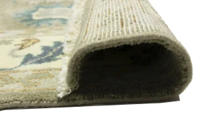 Khaki Floral 8X10 Oushak Chobi Oriental Rug