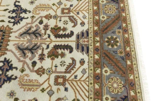 Cream Floral 8X10 Indo-Mahal Oriental Rug