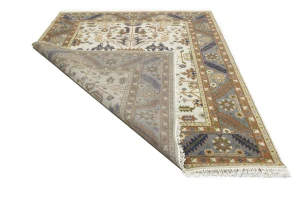 Cream Floral 8X10 Indo-Mahal Oriental Rug