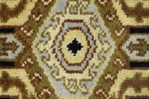 Charcoal Geometric 3X6 Traditional Serapi Oriental Rug