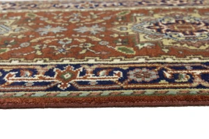 Rusty Red Floral 3X12 Heriz Serapi Oriental Runner Rug