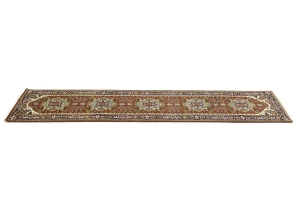 Rusty Red Floral 3X12 Heriz Serapi Oriental Runner Rug